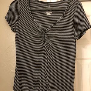 STRIPED SHORT SLEEVE SHIRT